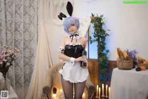 转载 Cosplay 蕾姆兔女郎